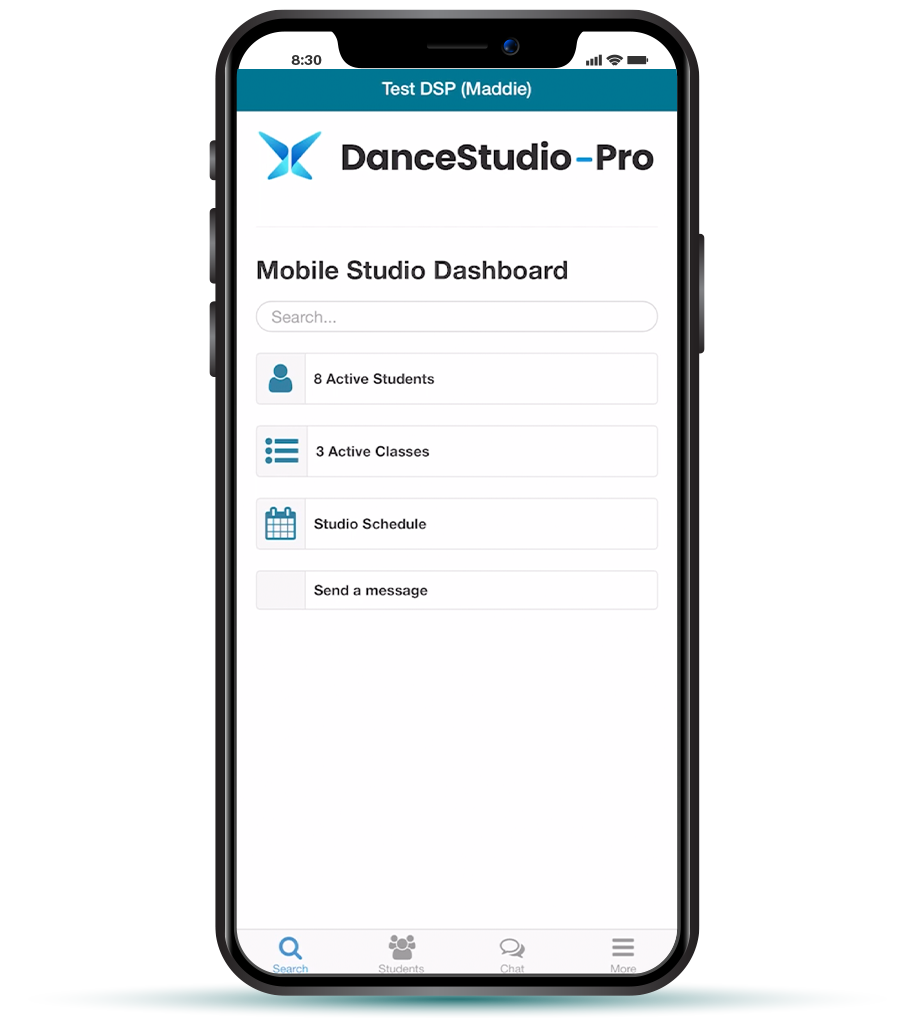 The DanceStudio-Pro Studio Manager app makes it easy to manage your dance family. 
